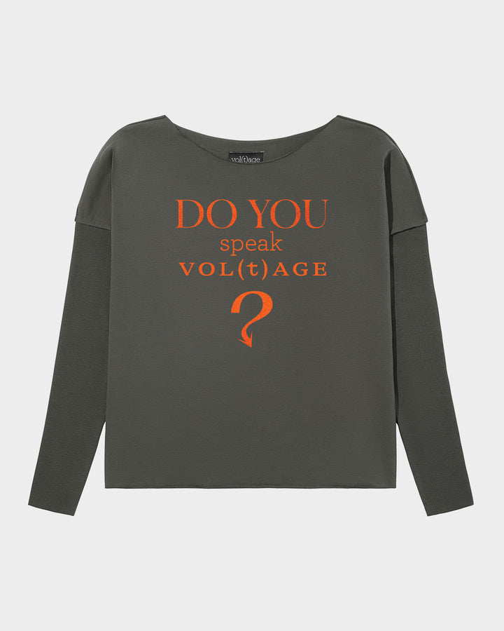 DO YOU SPEAK VOL(T)AGE? relaxed smart-shirt