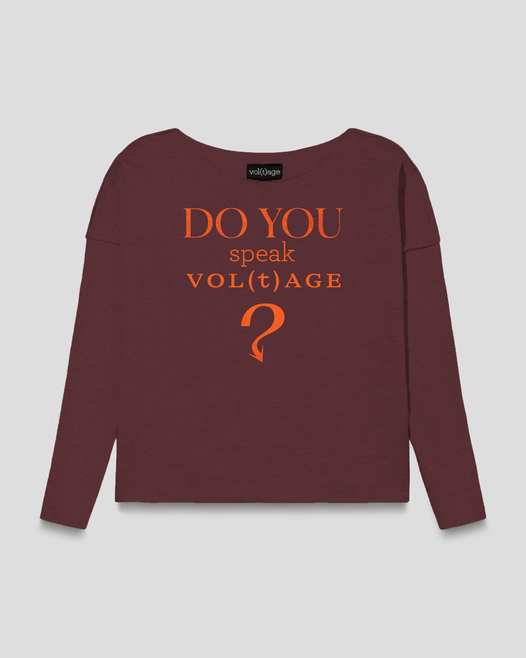 DO YOU SPEAK VOL(T)AGE? relaxed smart-shirt