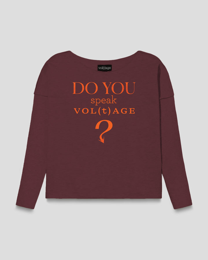 DO YOU SPEAK VOL(T)AGE? relaxed smart-shirt