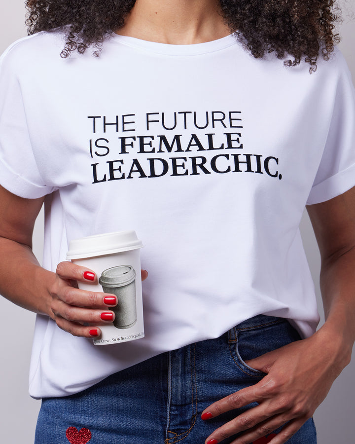 THE FUTURE IS FEMALE LEADERCHIC fitted smart-tee