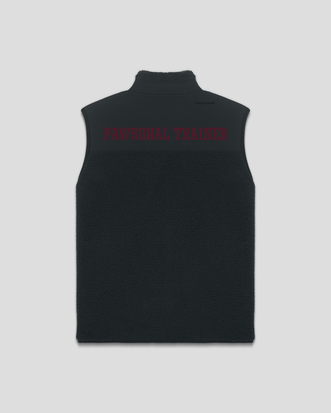 PAWSONAL TRAINER | PAWSITIVE VIBES ONLY fleece sherpa vest