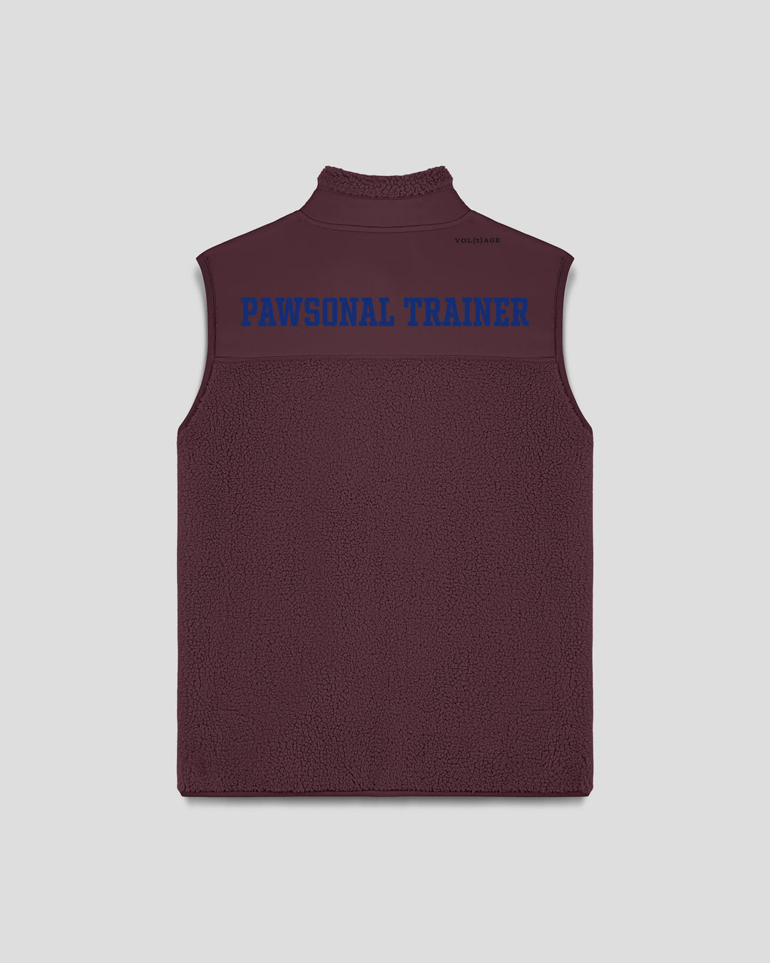 PAWSONAL TRAINER | PAWSITIVE VIBES ONLY fleece sherpa vest