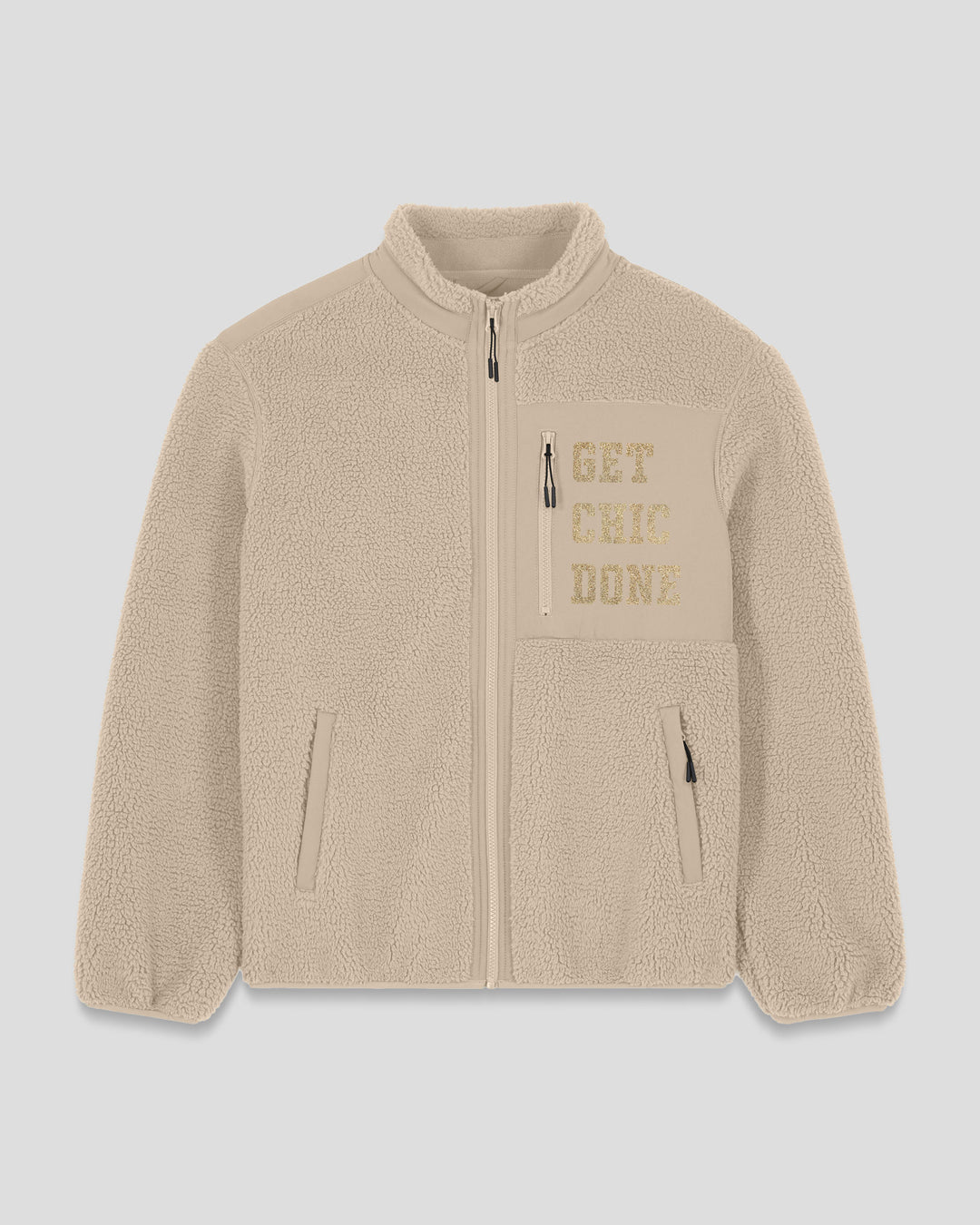 CHICOLOGIST | GET CHIC DONE fleece sherpa jacket