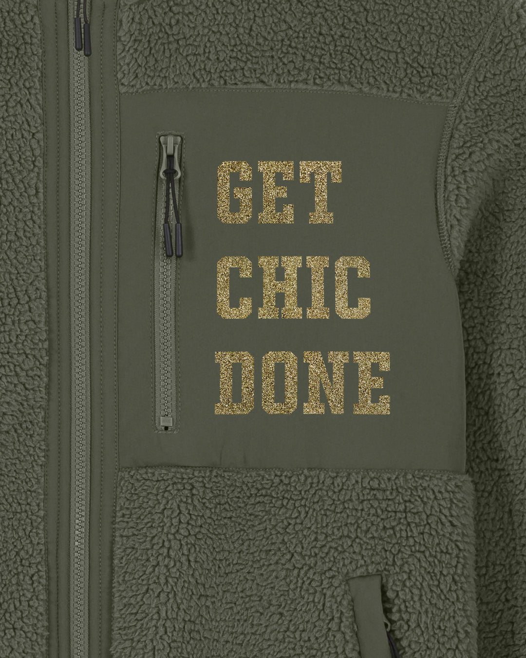 CHICOLOGIST | GET CHIC DONE fleece sherpa jacket