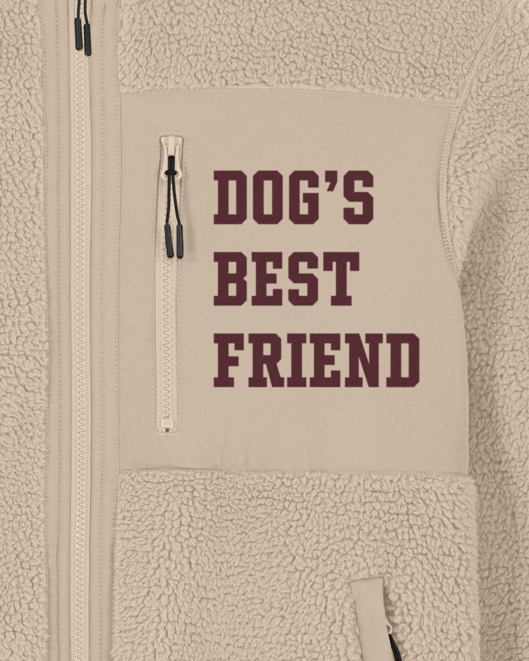 THE DOGFATHER | DOG'S BEST FRIEND fleece sherpa jacket