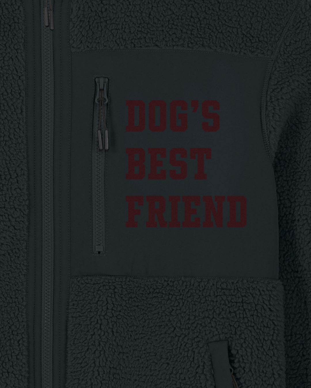 THE DOGFATHER | DOG'S BEST FRIEND fleece sherpa jacket