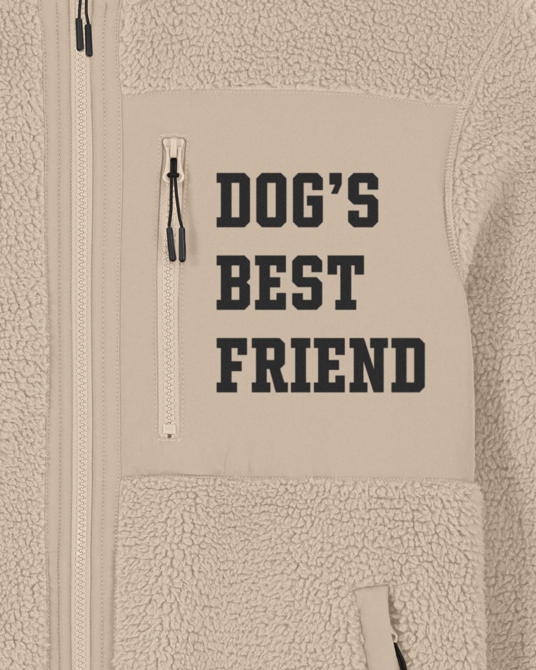 THE DOGFATHER | DOG'S BEST FRIEND fleece sherpa jacket