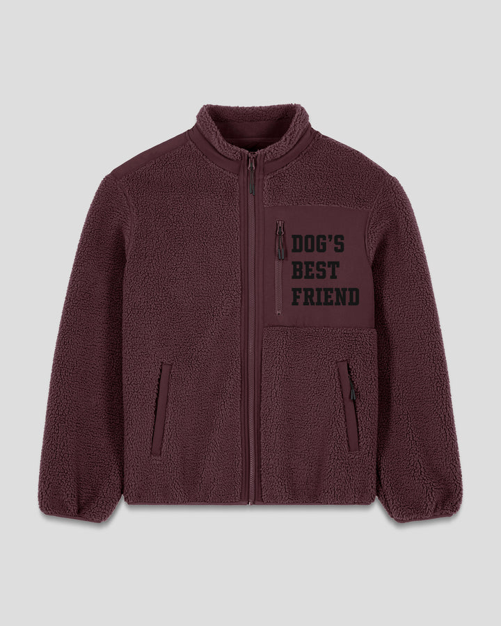 THE DOGFATHER | DOG'S BEST FRIEND fleece sherpa jacket
