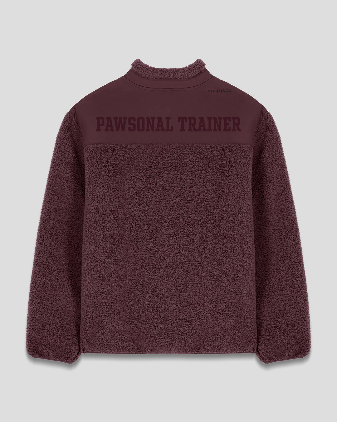 PAWSONAL TRAINER | PAWSITIVE VIBES ONLY fleece sherpa jacket