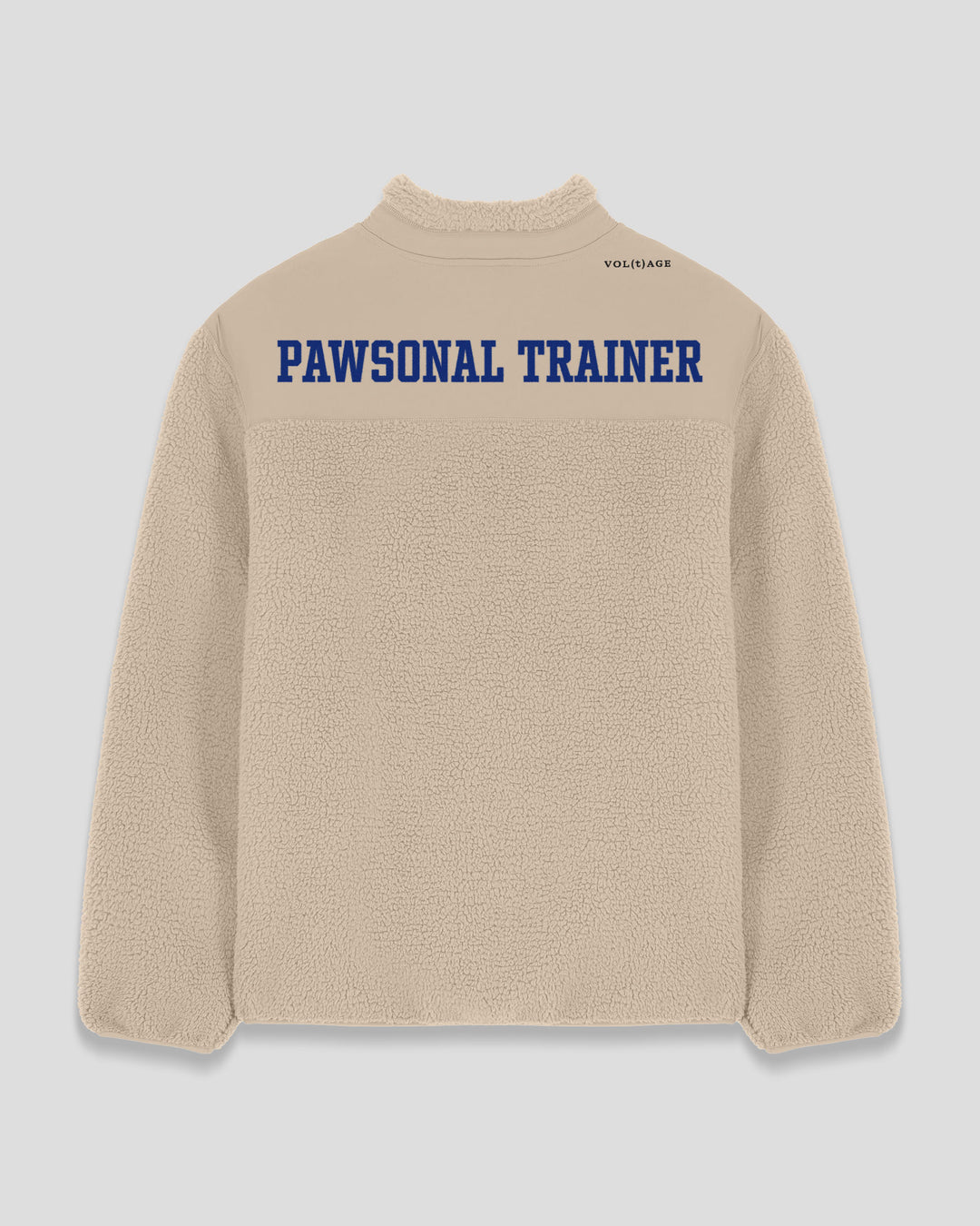 PAWSONAL TRAINER | PAWSITIVE VIBES ONLY fleece sherpa jacket