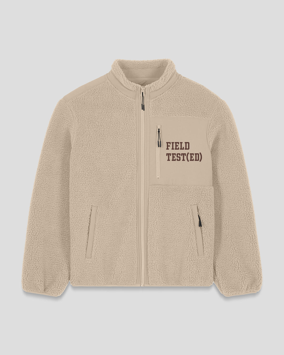 WORK (IT) OUT |FIELD TEST(ED) fleece sherpa jacket