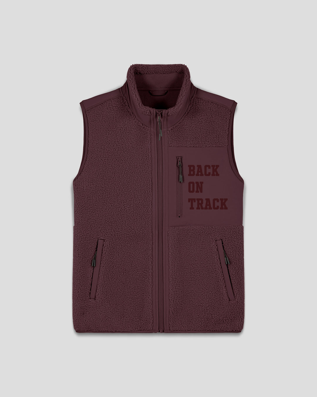 TRAILBLAZER | BACK ON TRACK fleece sherpa vest