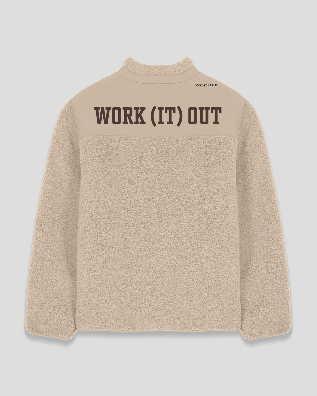 WORK (IT) OUT |FIELD TEST(ED) fleece sherpa jacket