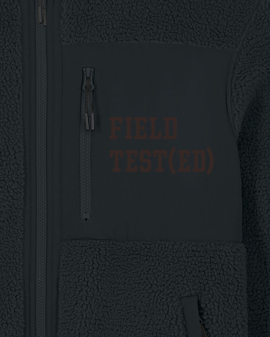 WORK (IT) OUT| FIELD TEST(ED) fleece sherpa vest