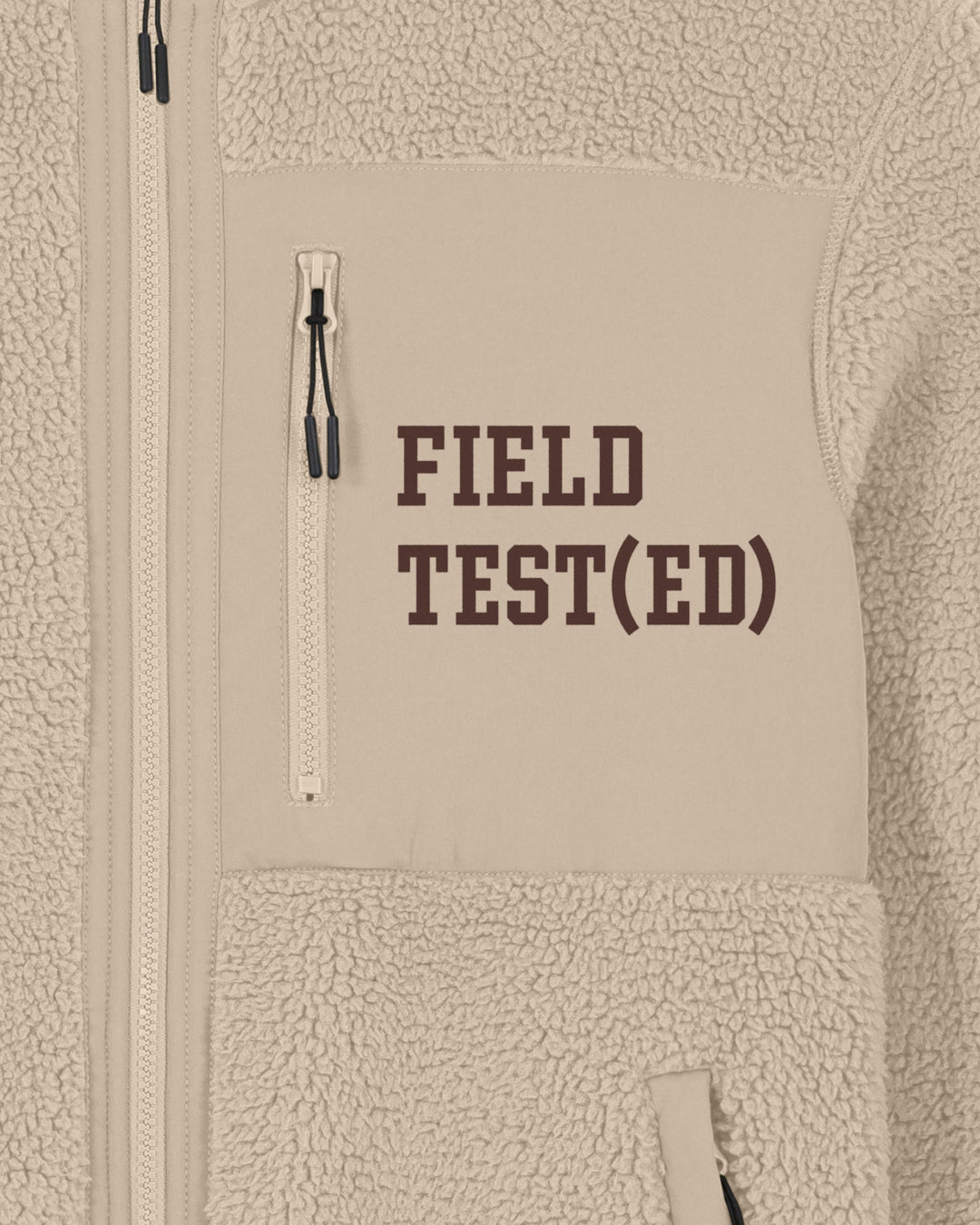 WORK (IT) OUT| FIELD TEST(ED) fleece sherpa vest