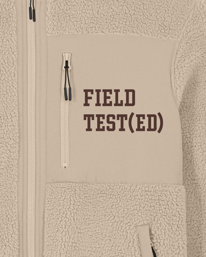 WORK (IT) OUT| FIELD TEST(ED) fleece sherpa vest