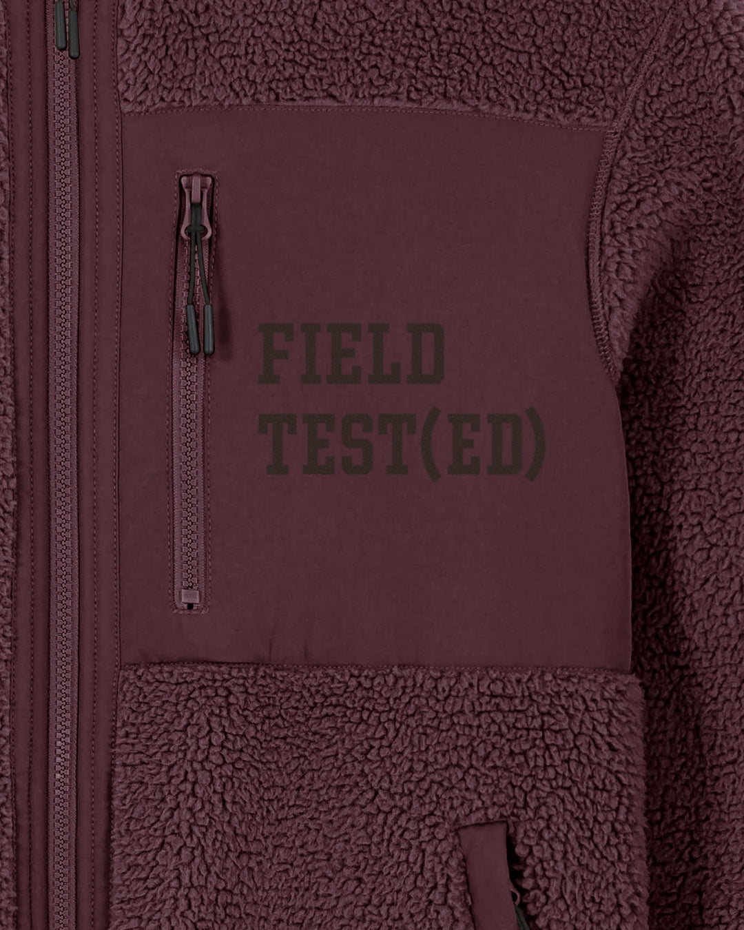 WORK (IT) OUT |FIELD TEST(ED) fleece sherpa jacket