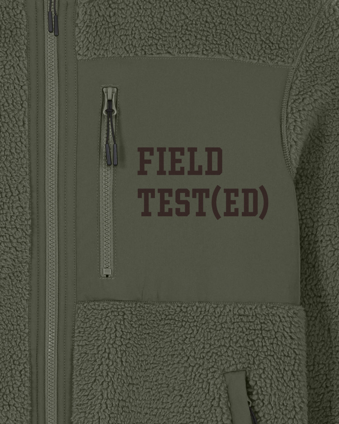 WORK (IT) OUT| FIELD TEST(ED) fleece sherpa vest