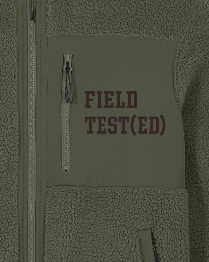 WORK (IT) OUT| FIELD TEST(ED) fleece sherpa vest