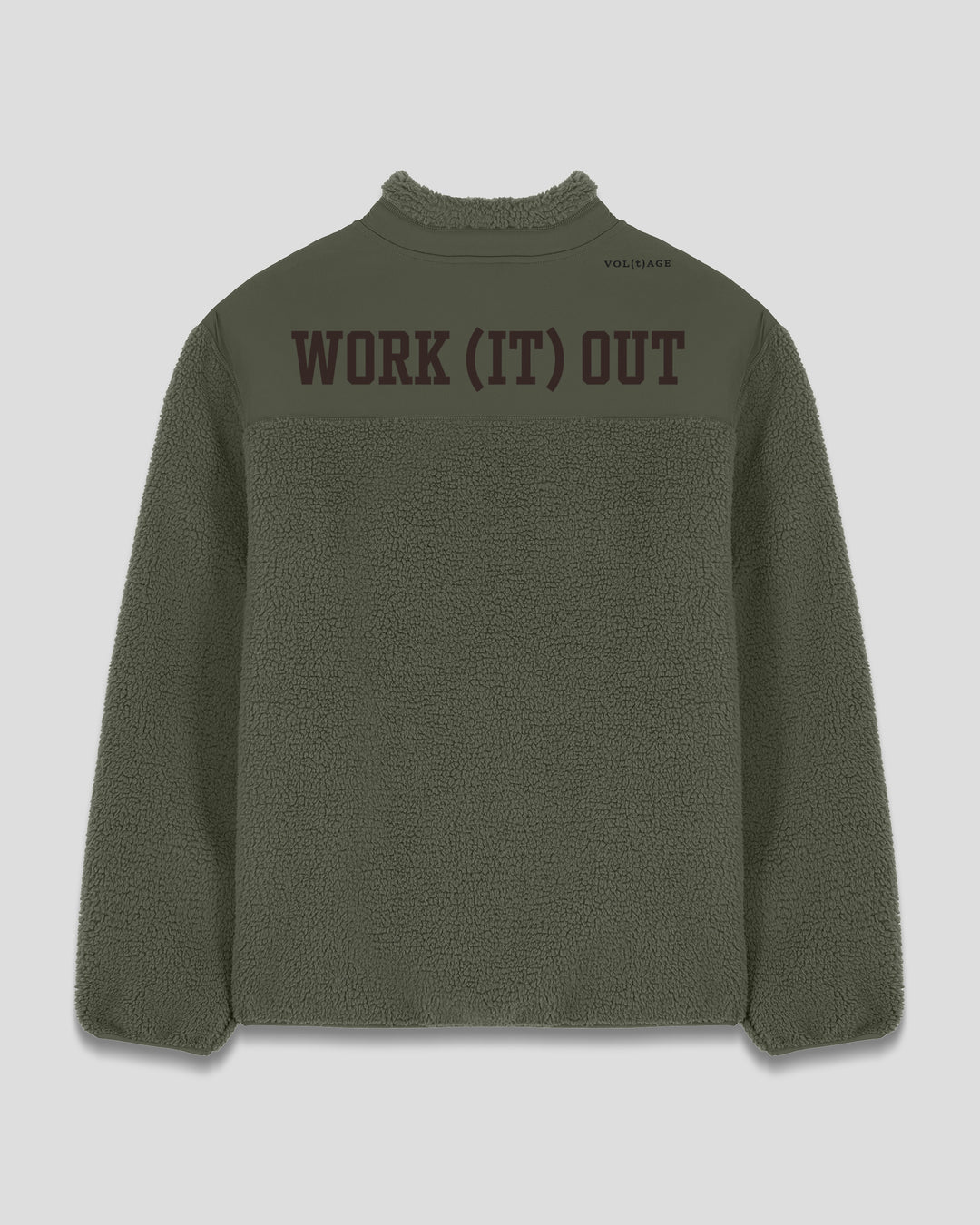WORK (IT) OUT |FIELD TEST(ED) fleece sherpa jacket