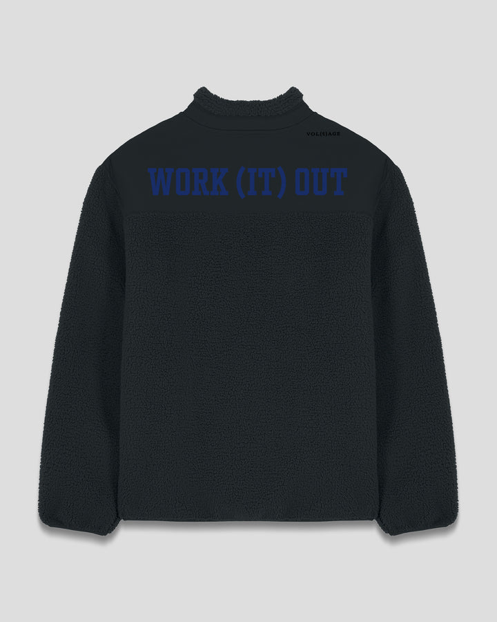 WORK (IT) OUT |MISS FIT fleece sherpa jacket
