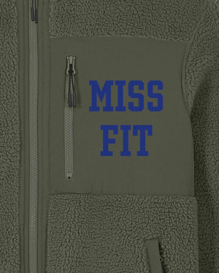 WORK (IT) OUT |MISS FIT fleece sherpa jacket