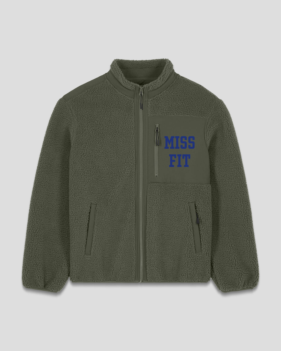WORK (IT) OUT |MISS FIT fleece sherpa jacket