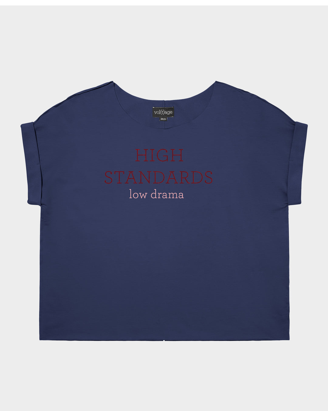 HIGH STANDARDS low drama relaxed smart-tee