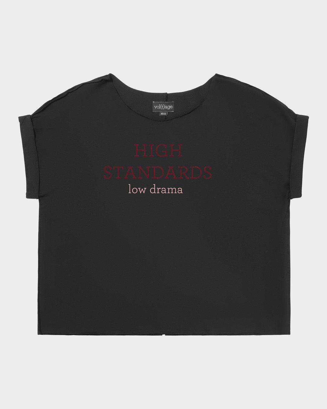 HIGH STANDARDS low drama relaxed smart-tee