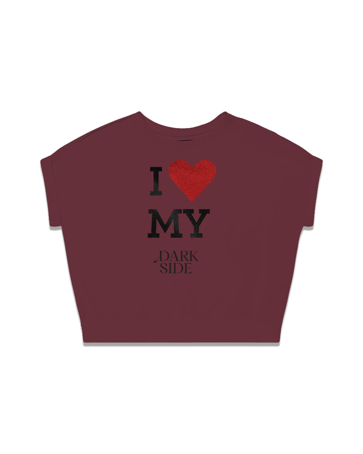 I LOVE MY DARK SIDE. fitted smart-tee