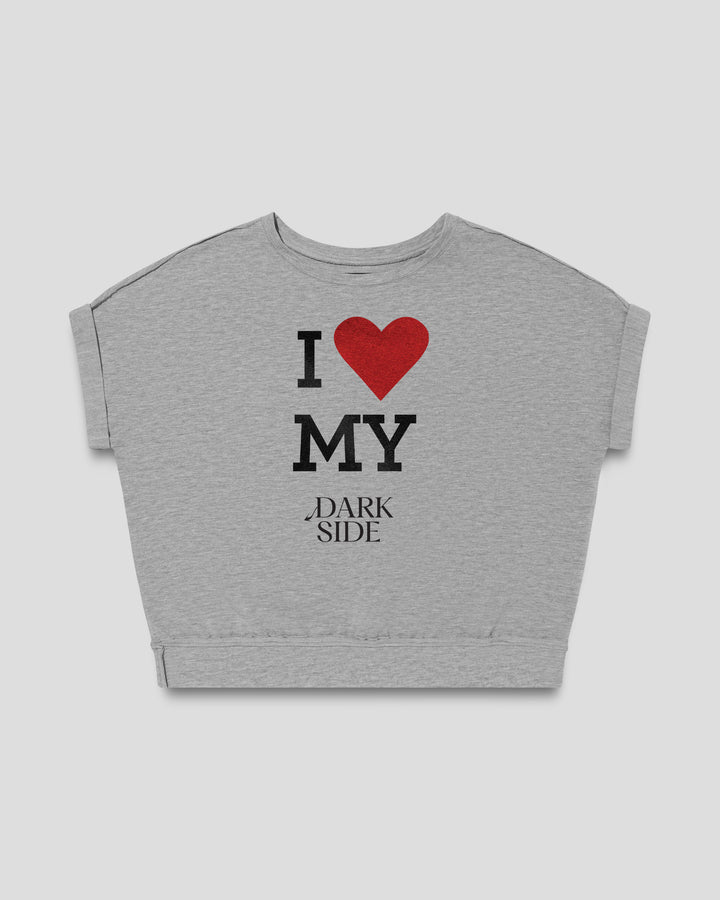 I LOVE MY DARK SIDE. fitted smart-tee
