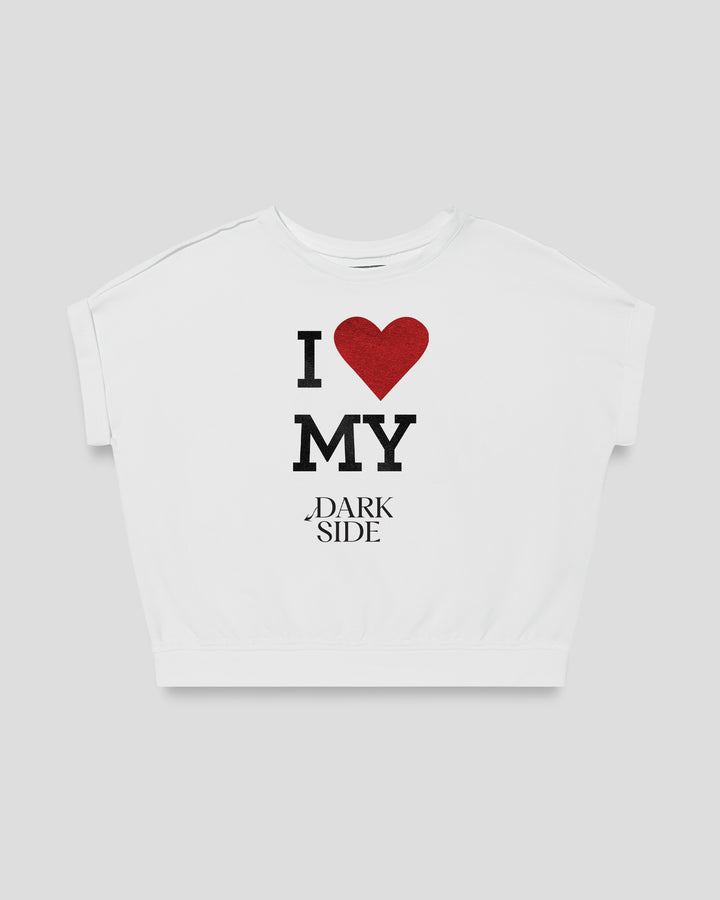 I LOVE MY DARK SIDE. fitted smart-tee
