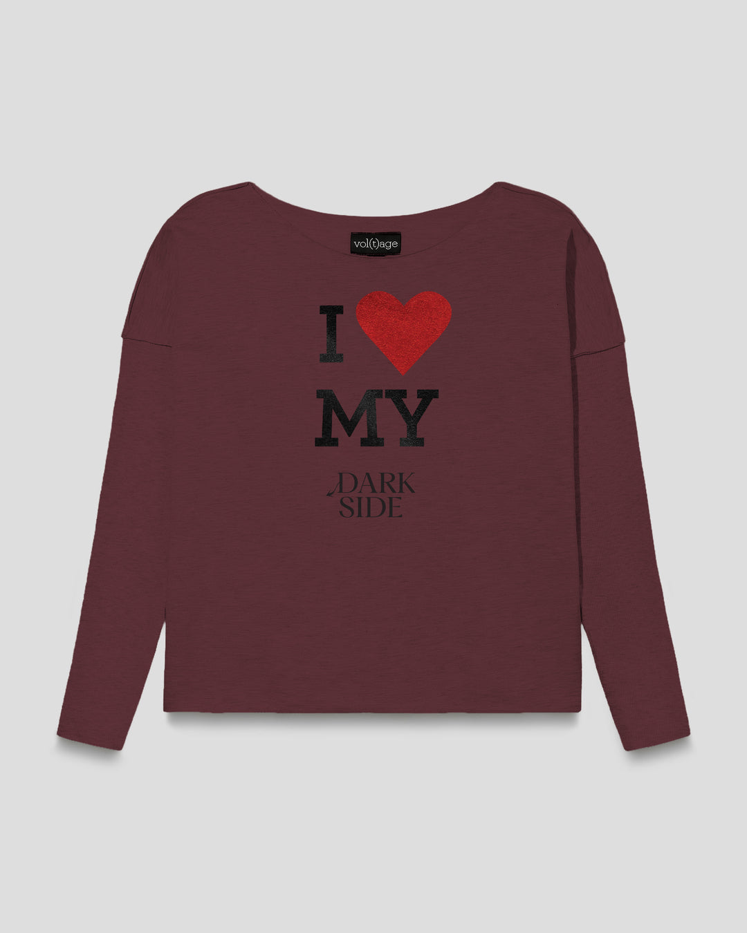 I LOVE MY DARK SIDE relaxed smart-shirt