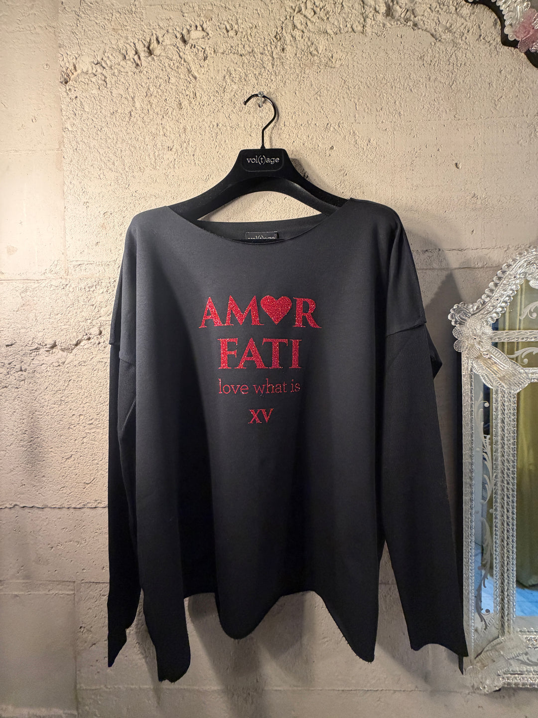 AMOR FATI relaxed smart-shirt