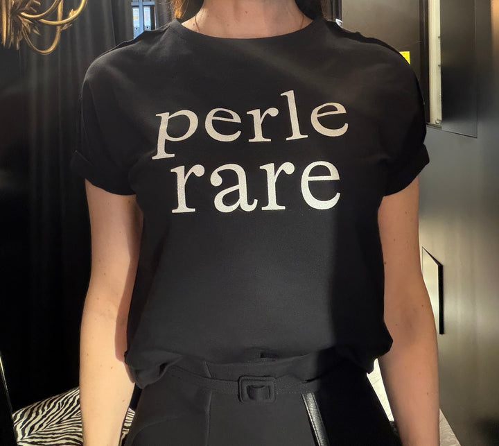 PERLE RARE fitted smart-tee