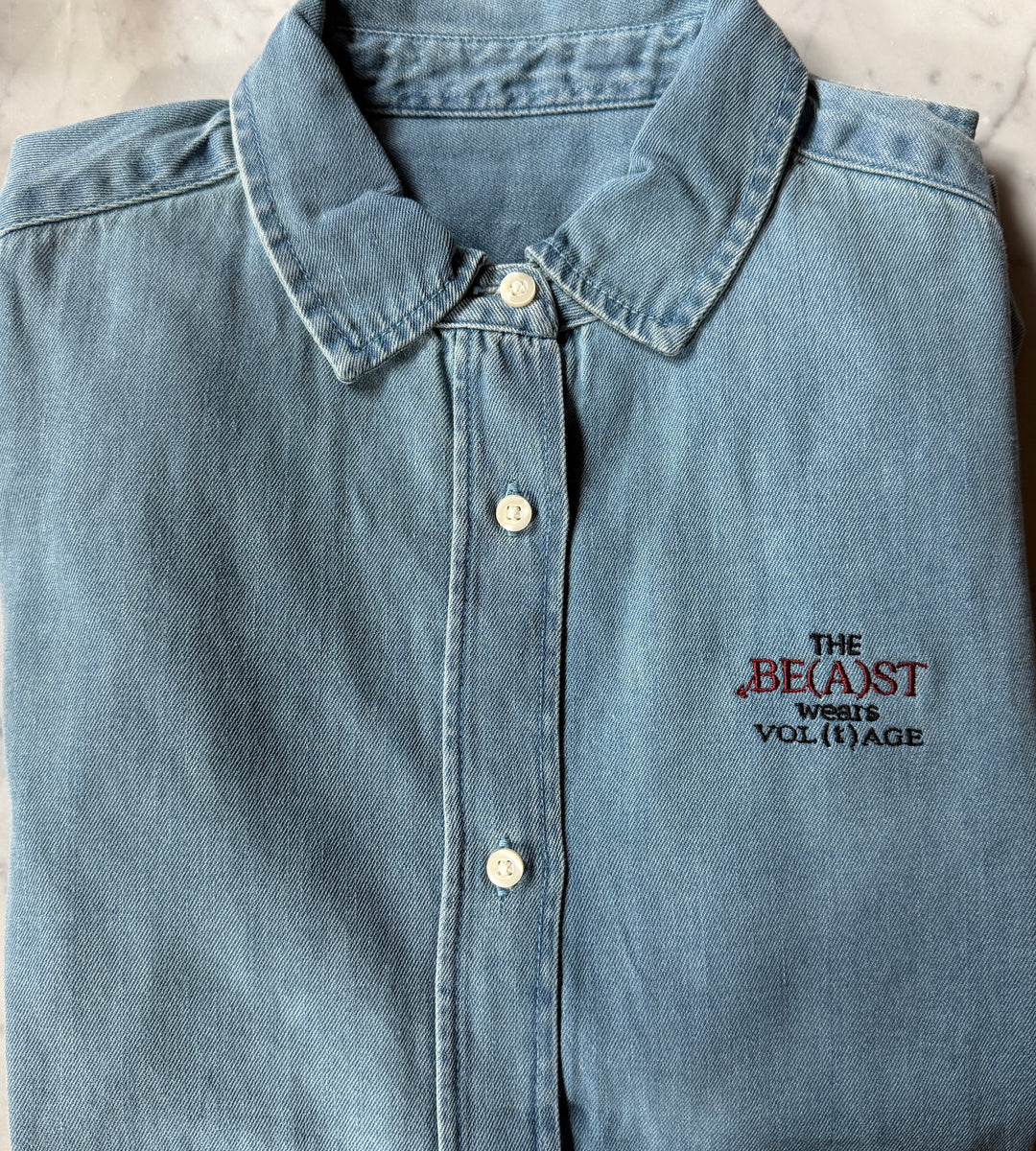 Denim Shirt for HER The BE(A)ST wears vol(t)age.