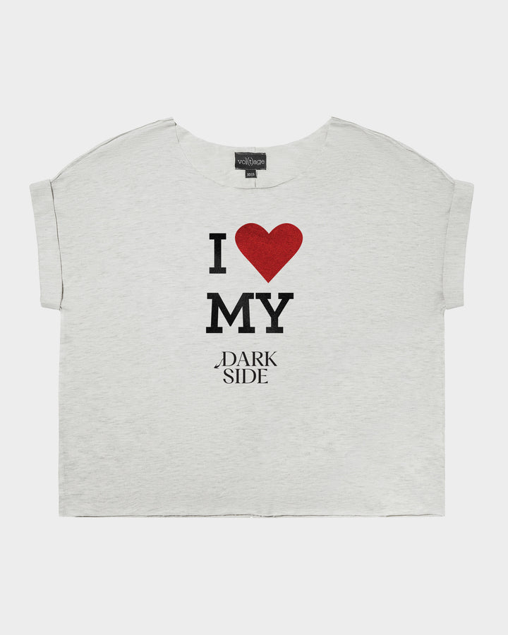 I LOVE MY DARK SIDE relaxed smart-tee