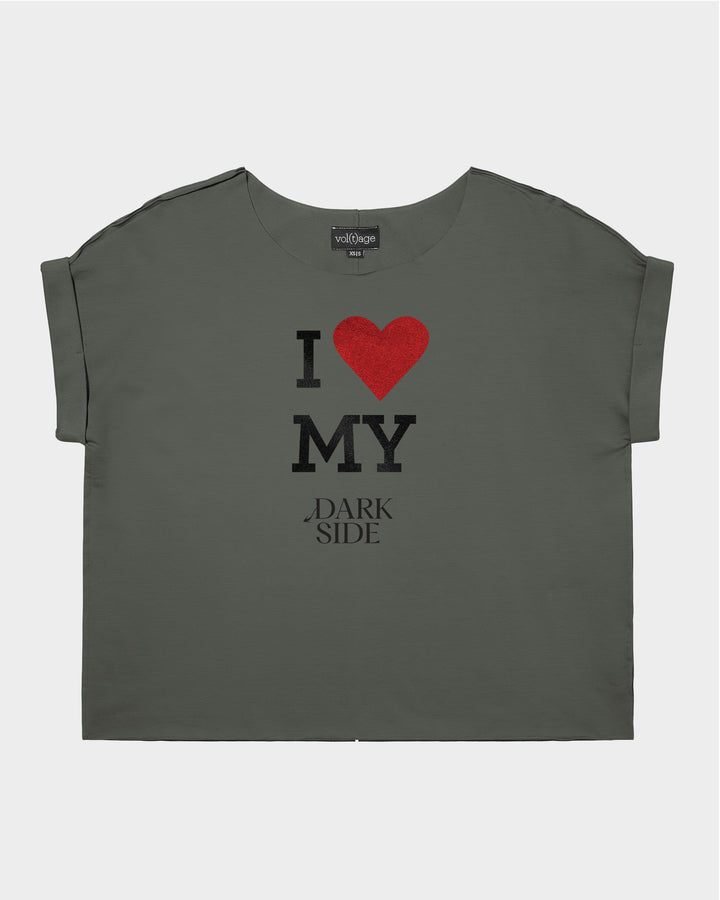 I LOVE MY DARK SIDE relaxed smart-tee