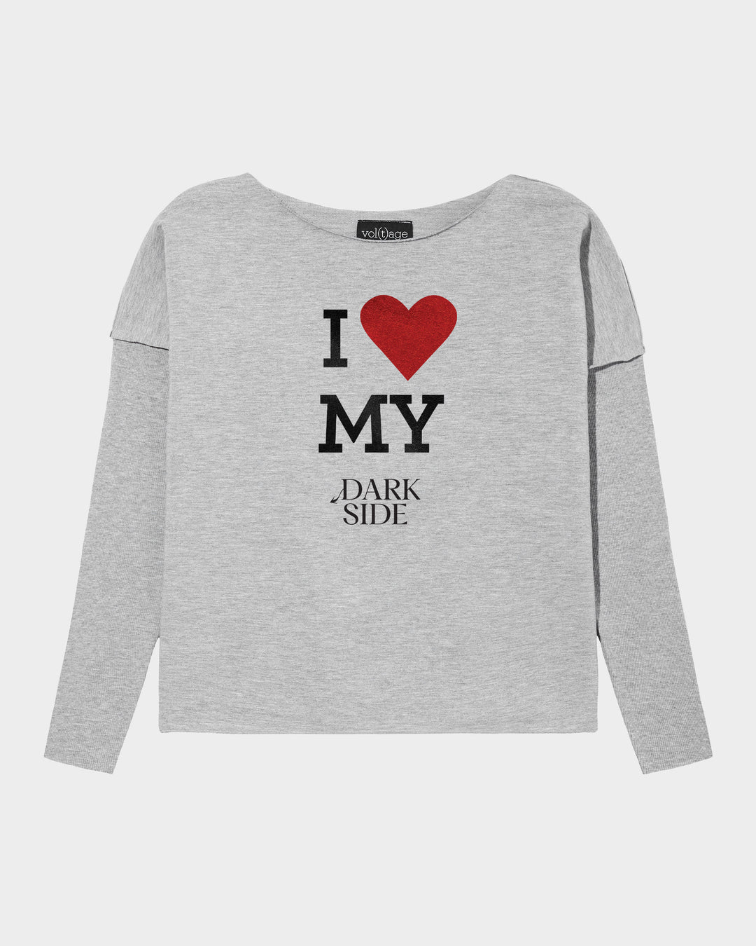 I LOVE MY DARK SIDE relaxed smart-shirt