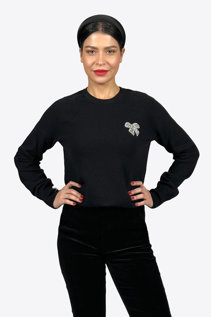 BOW cashmere sweater