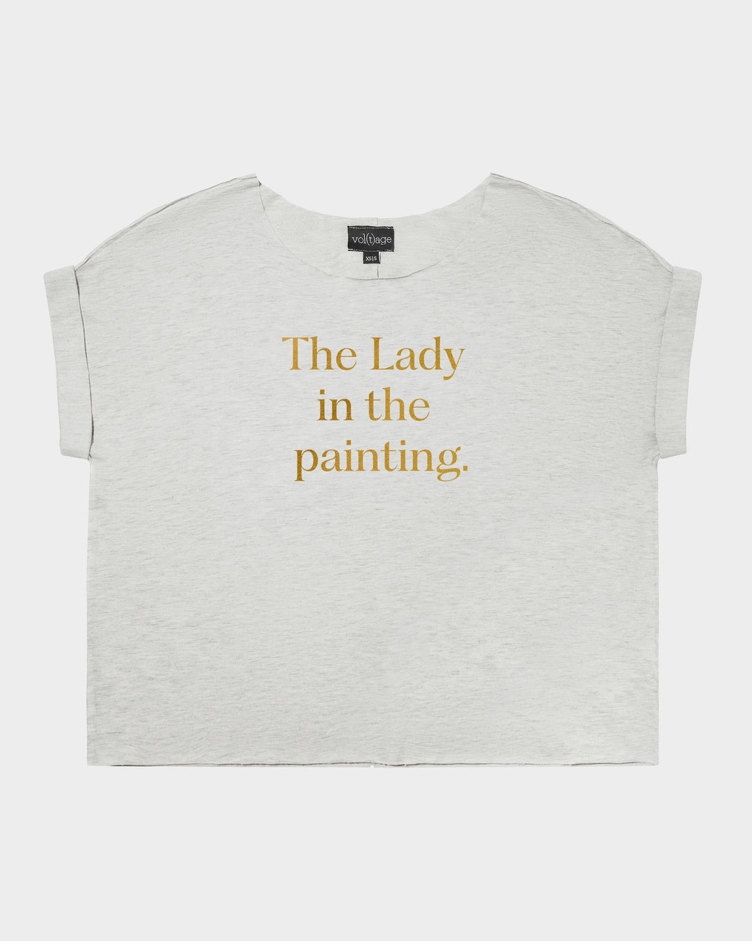 The Lady in the painting relaxed smart-tee