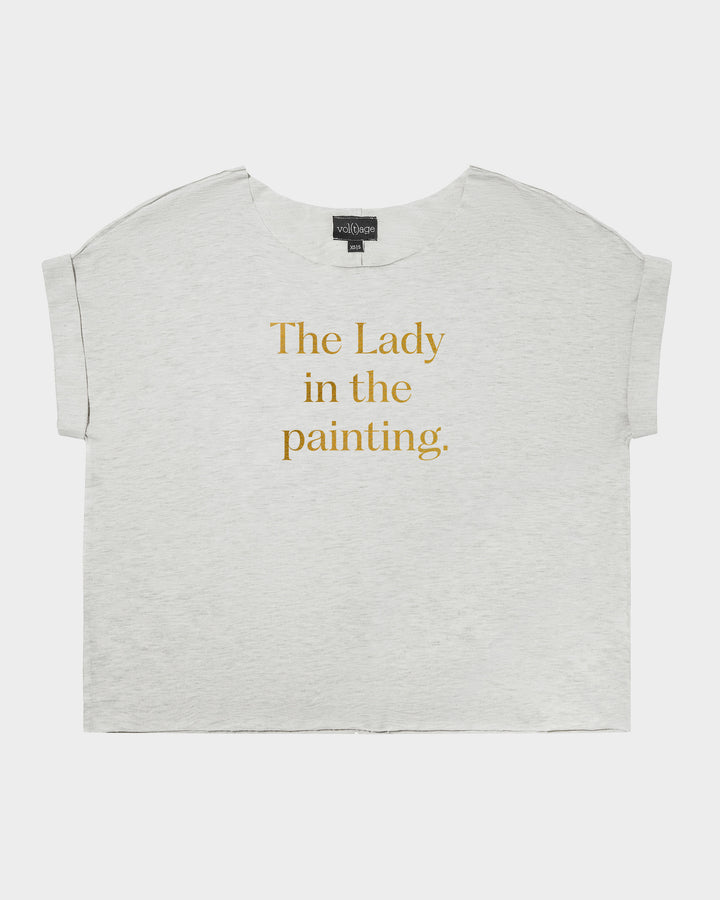 The Lady in the painting relaxed smart-tee