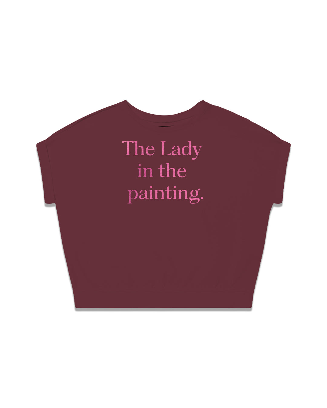 The Lady in the Painting. fitted smart-tee