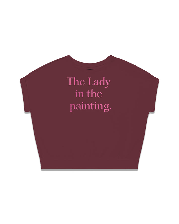 The Lady in the Painting. fitted smart-tee