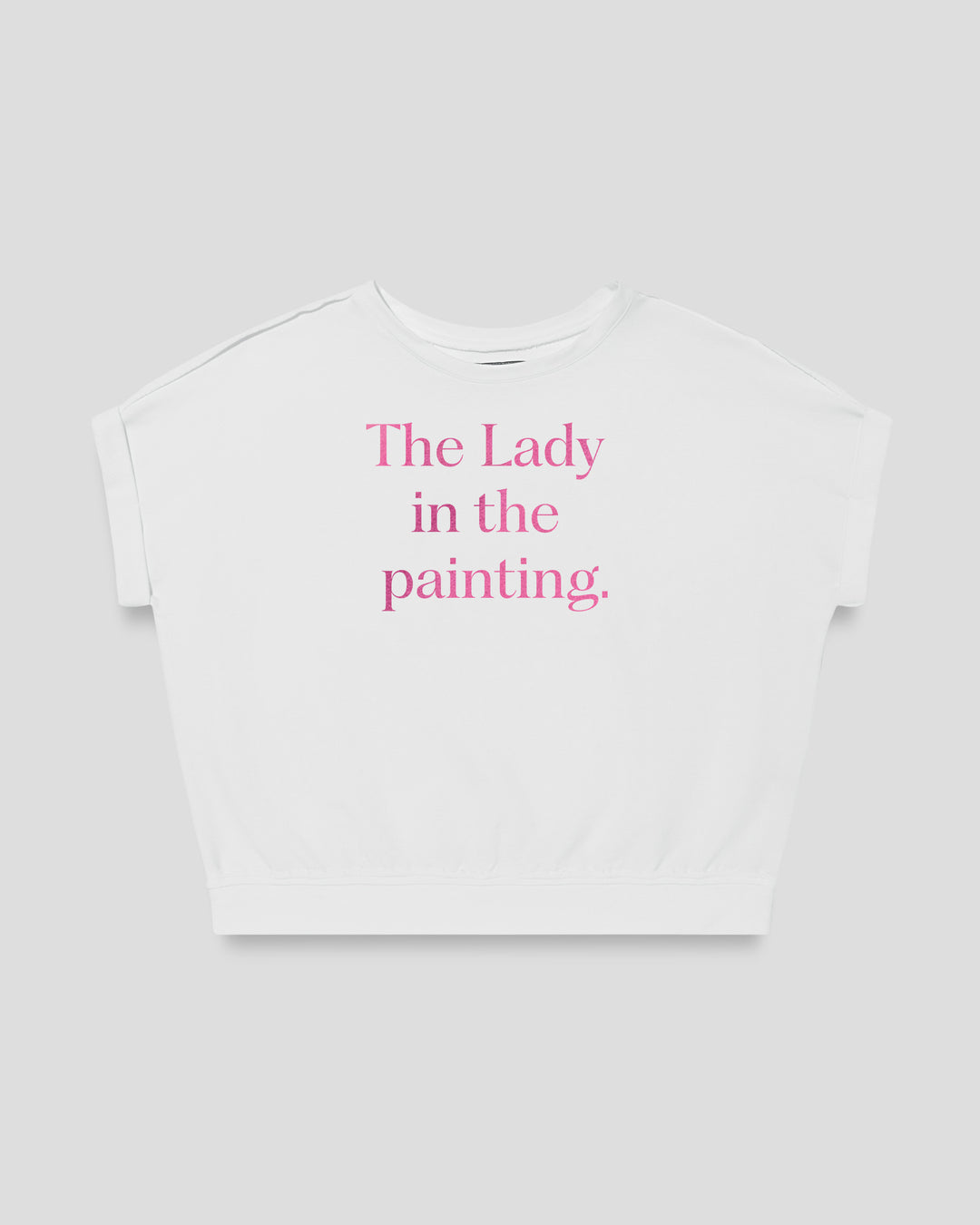 The Lady in the Painting. fitted smart-tee