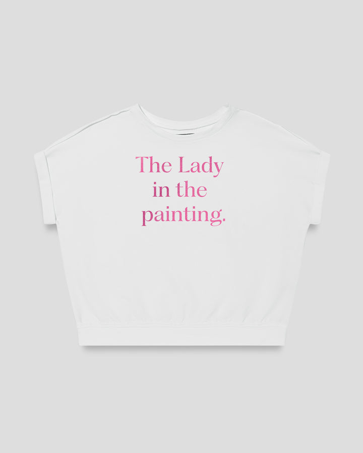 The Lady in the Painting. fitted smart-tee