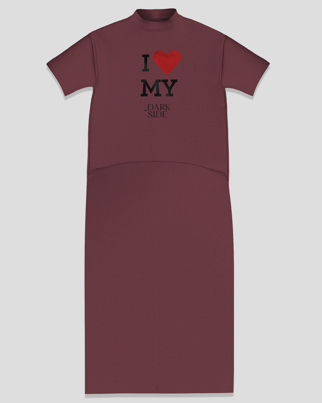 I LOVE MY DARK SIDE long train smart-tee