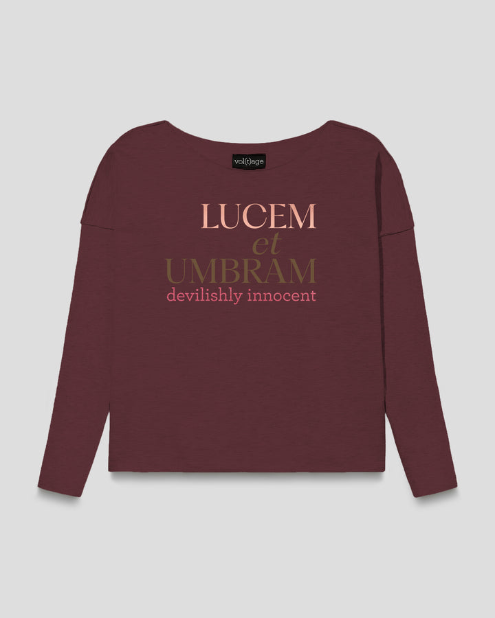 LUCEM et UMBRAM relaxed smart-shirt