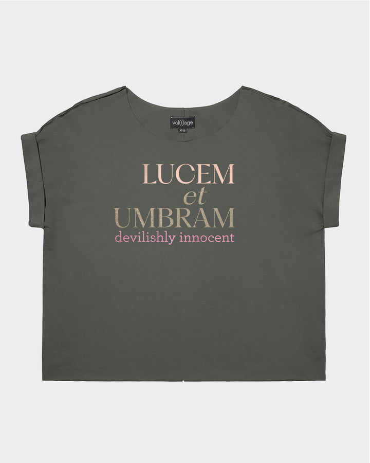 LUCEM et UMBRAM relaxed smart-tee