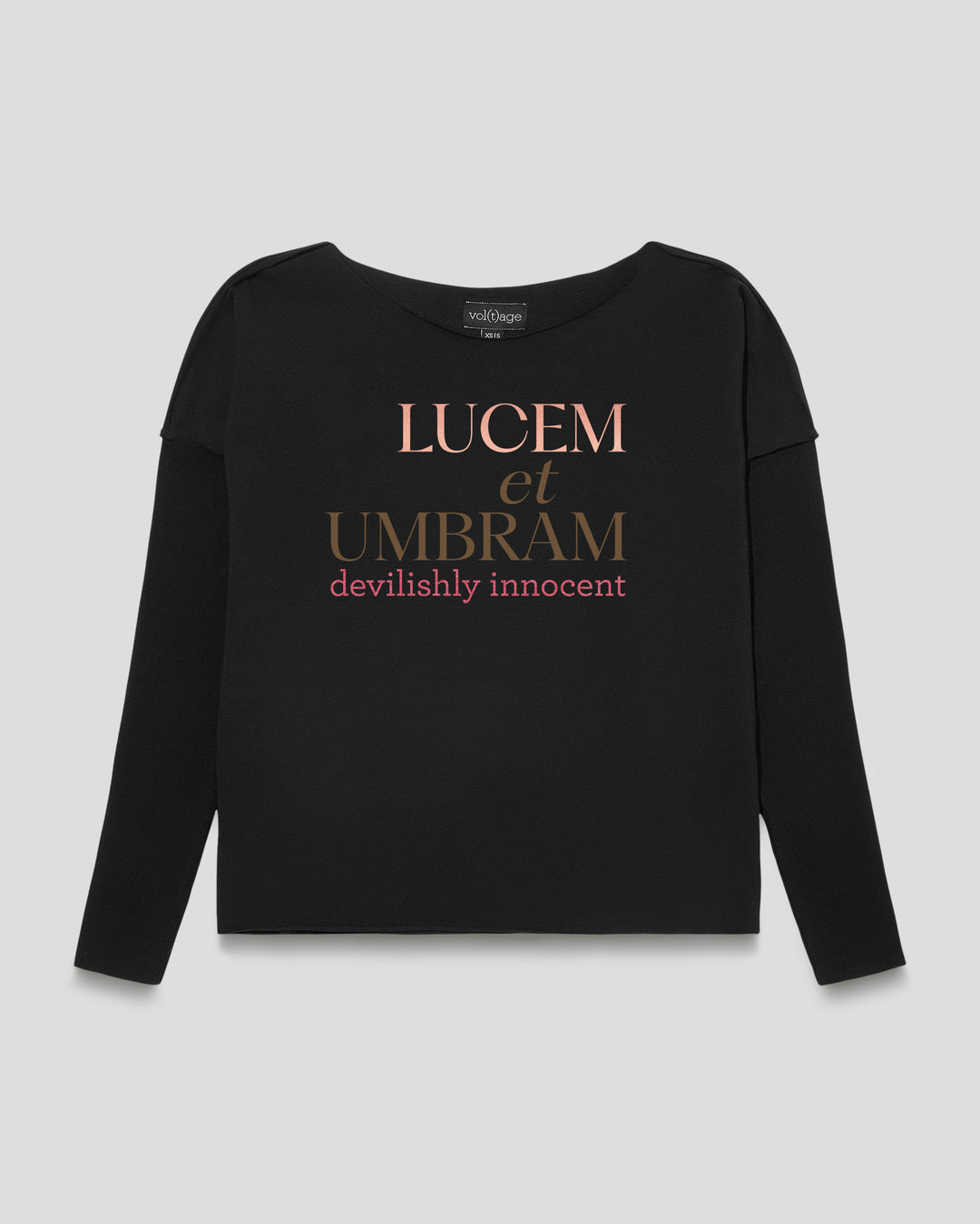 LUCEM et UMBRAM relaxed smart-shirt